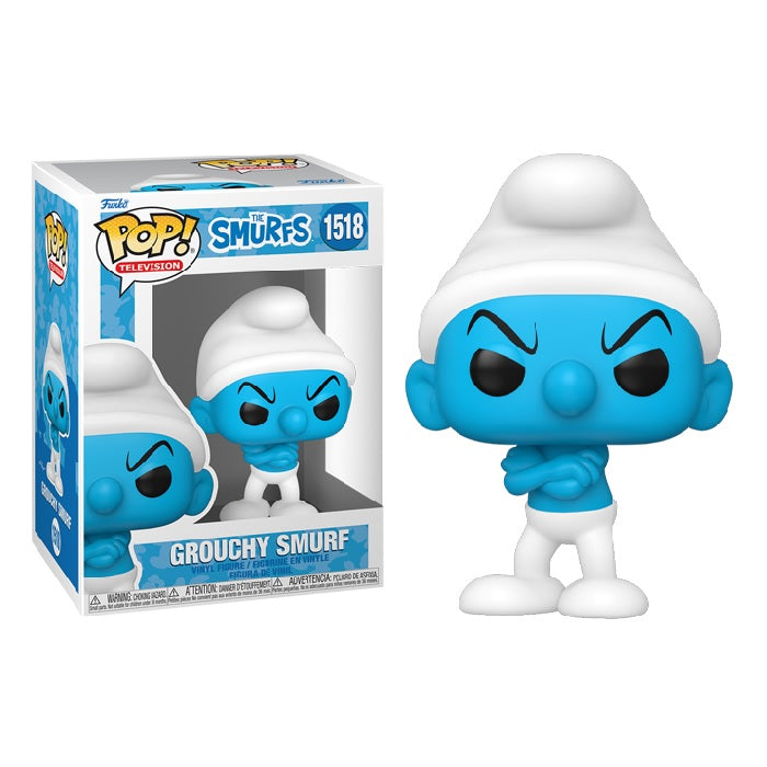 The Smurfs Pop! Vinyl Figure Grouchy Smurf [1518] - Fugitive Toys