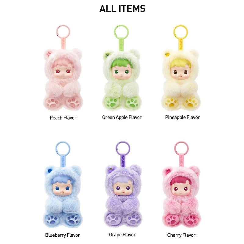 POP MART HACIPUPU Gummy Bear Series-Vinyl Plush Pendant [1 Sealed Case] - Fugitive Toys