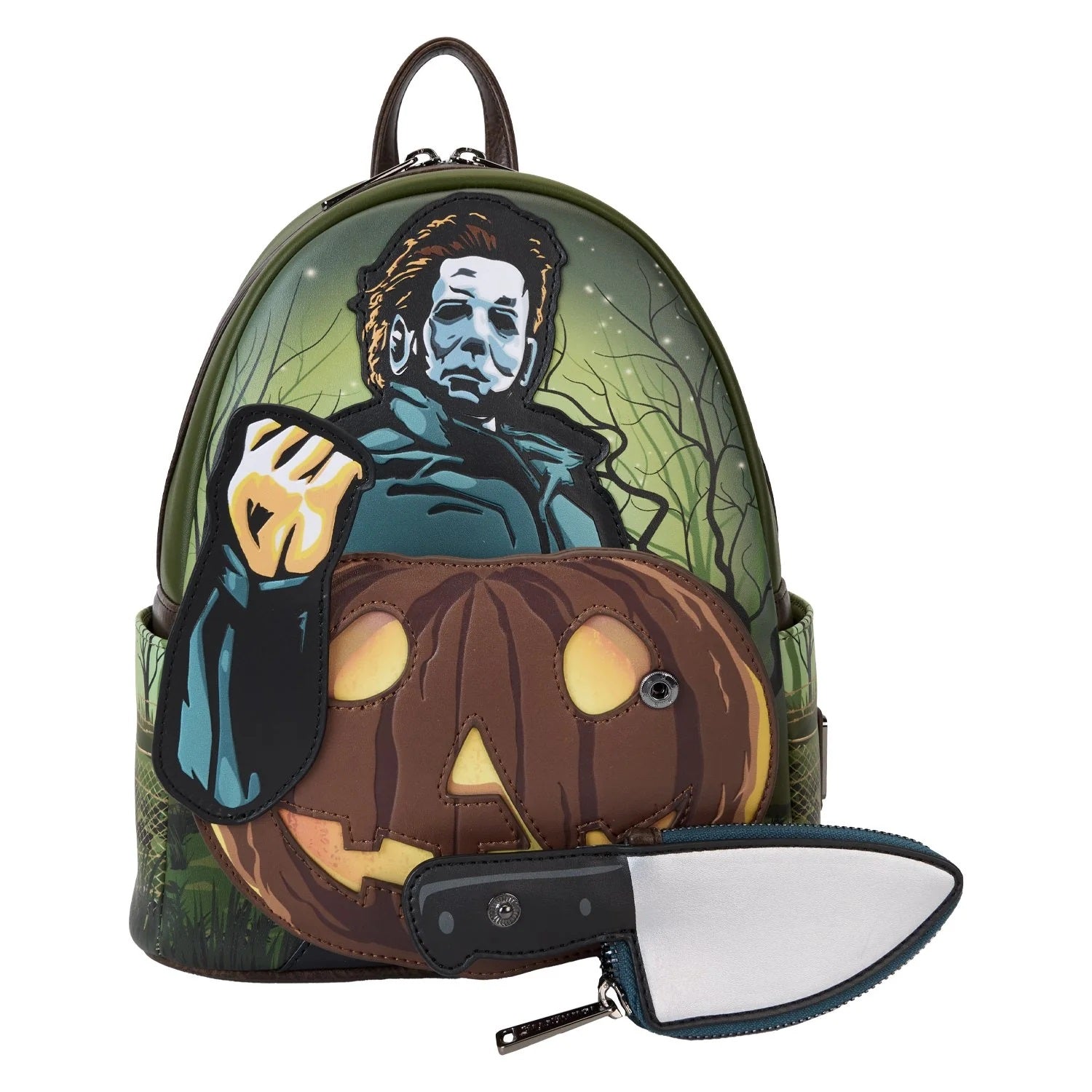 Loungefly x Halloween Michael Myers Mini Backpack With Knife Coin Pouch - Fugitive Toys