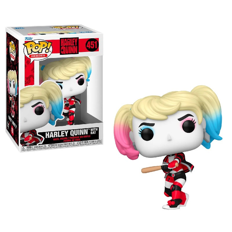 Harley Quinn Takeover Pop! Vinyl Figure Harley Quinn with Bat [451] - Fugitive Toys