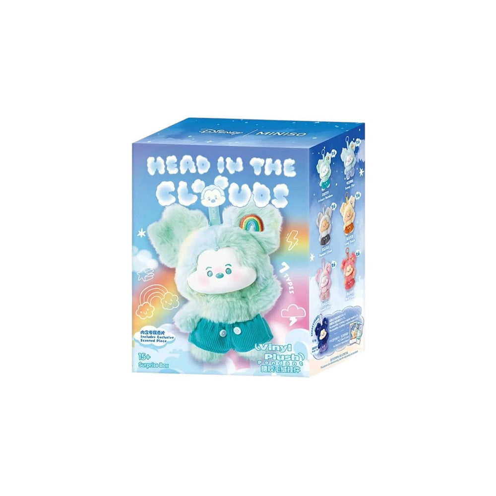 Disney | Miniso MICKEY Head in the Clouds Plush Pendant [1 Sealed Case] - Fugitive Toys