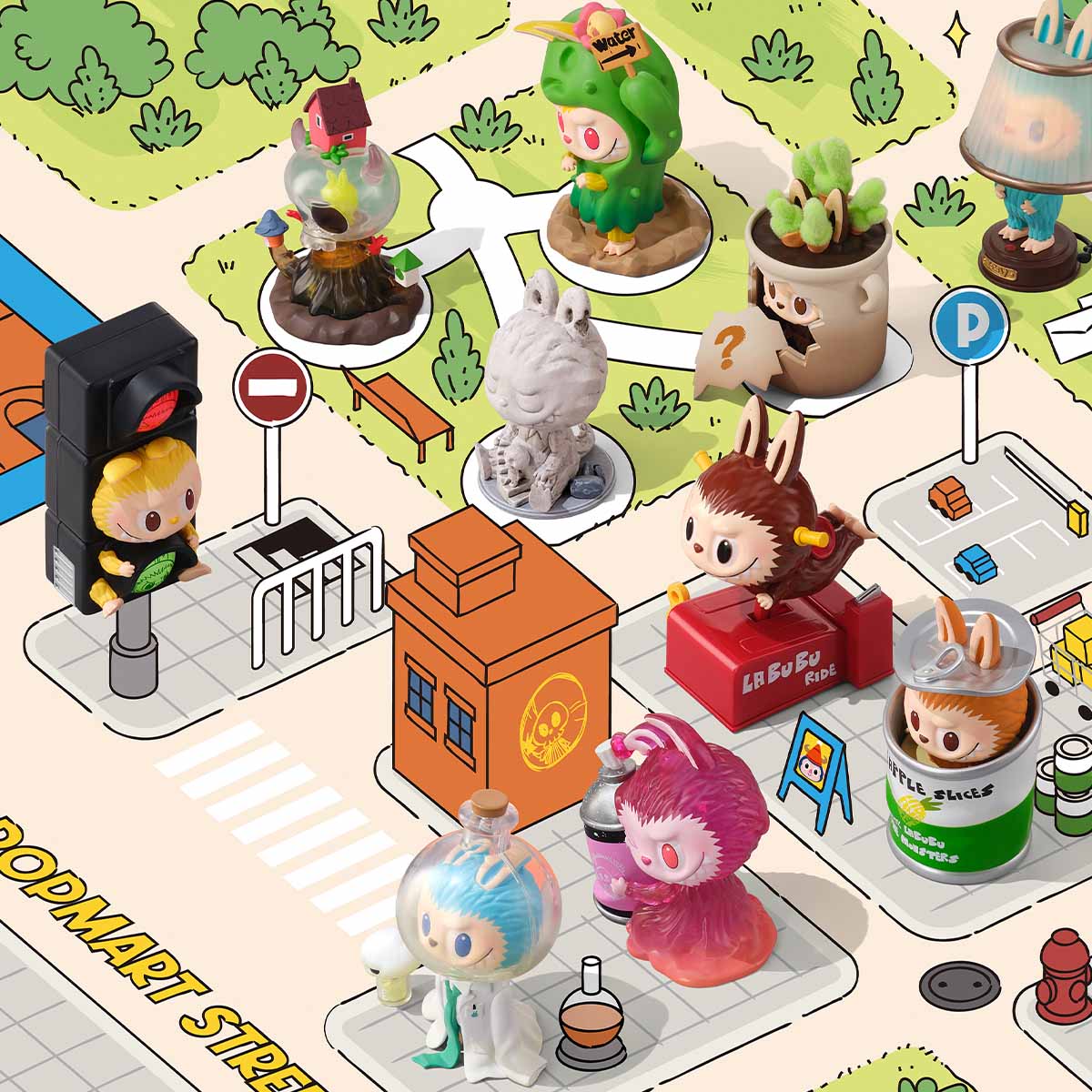 POP MART THE MONSTERS Almost Hidden Series Figures [1 Blind Box] - Fugitive Toys