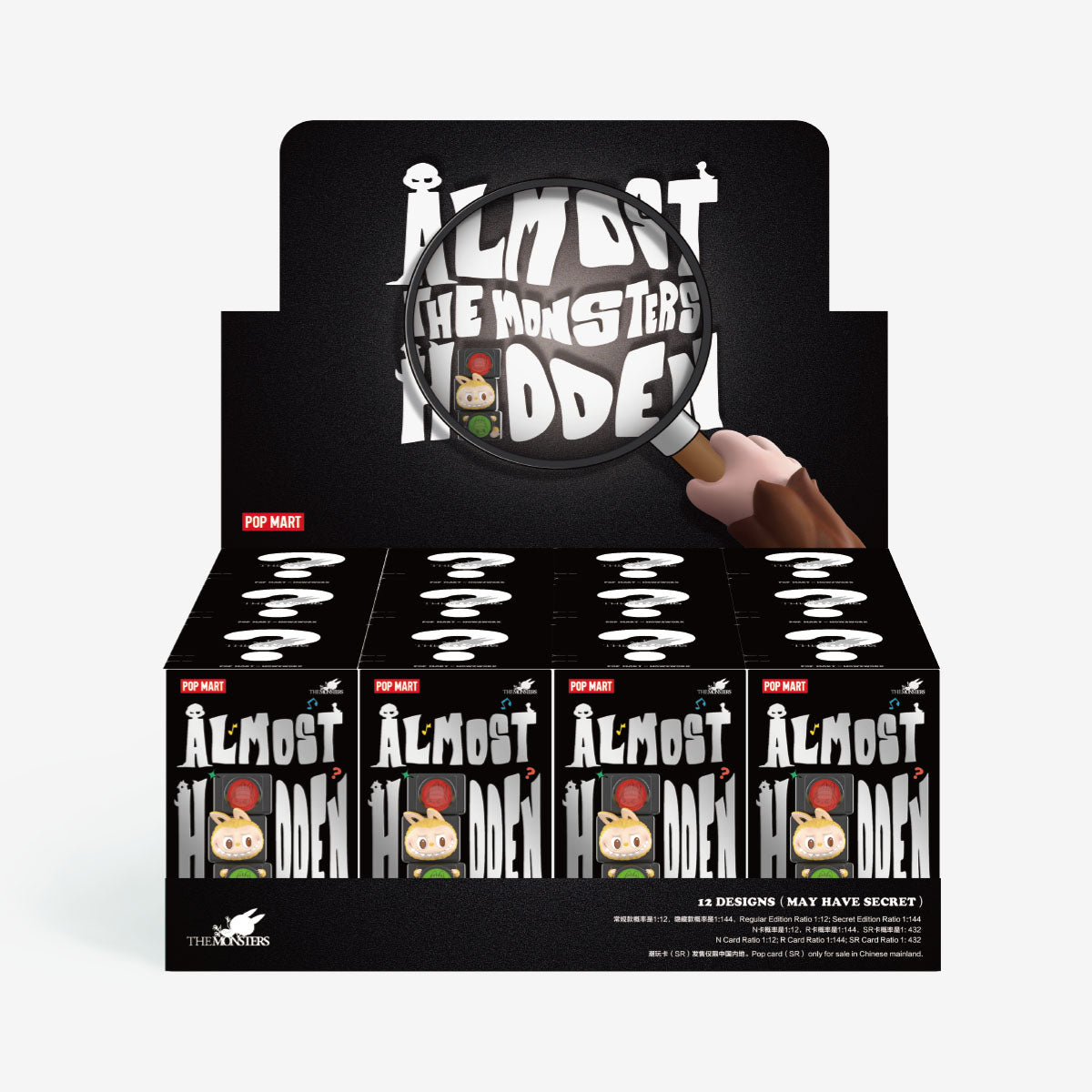 POP MART THE MONSTERS Almost Hidden Series Figures [1 Blind Box] - Fugitive Toys