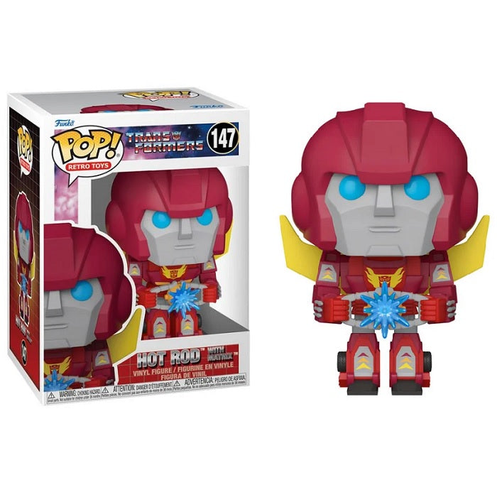 Transformers Retro Toys Pop! Vinyl Figure Hot Rod with Matrix [147] - Fugitive Toys
