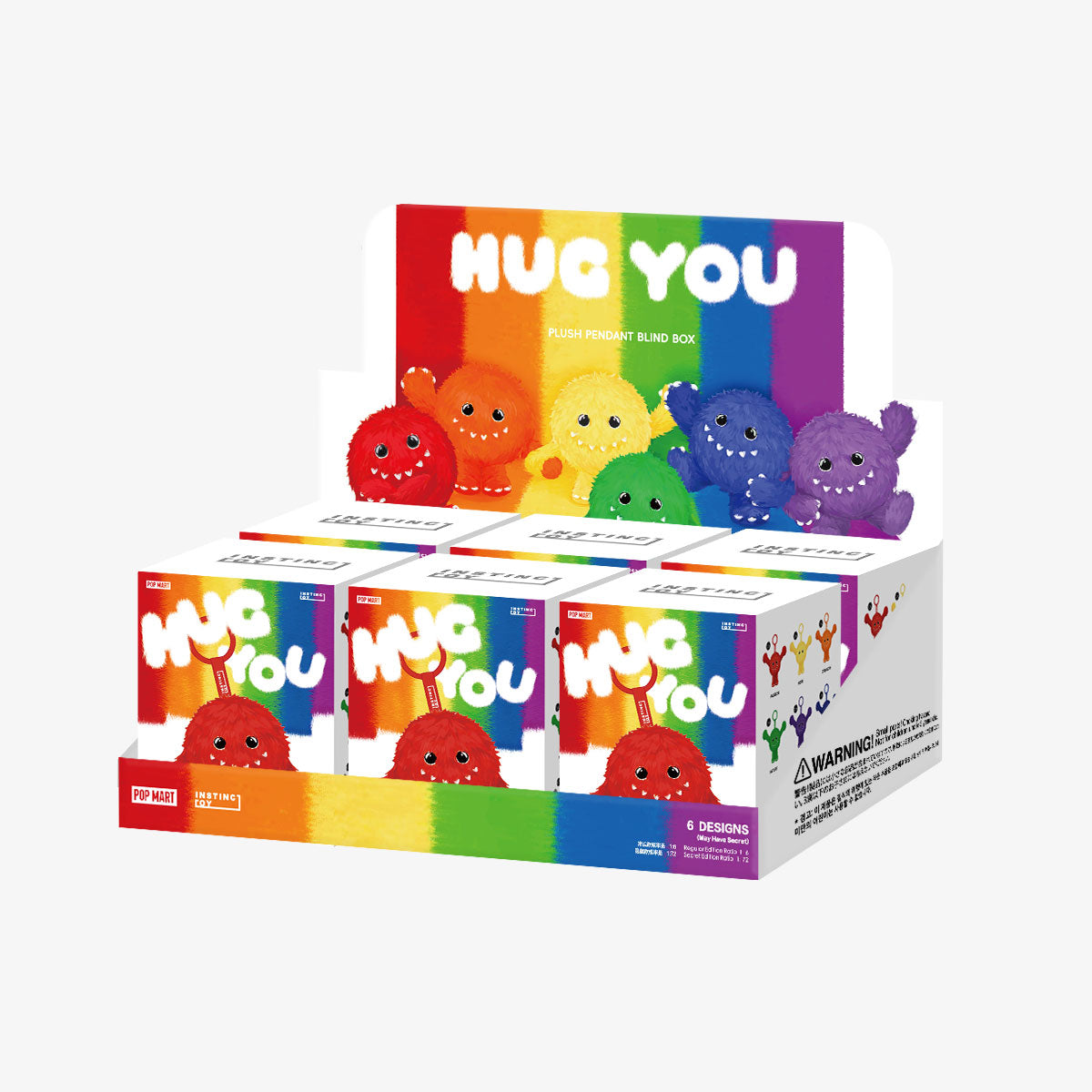 POP MART INSTINCTOY HUG YOU SERIES-Plush Pendant [1 Sealed Case] - Fugitive Toys