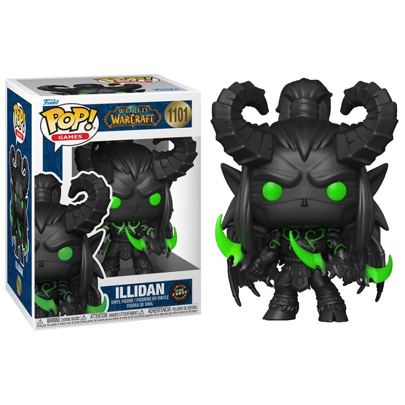 World of Warcraft: The War Within Pop! Vinyl Figure Illidan [Glows in the Dark Chase] [1101] - Fugitive Toys