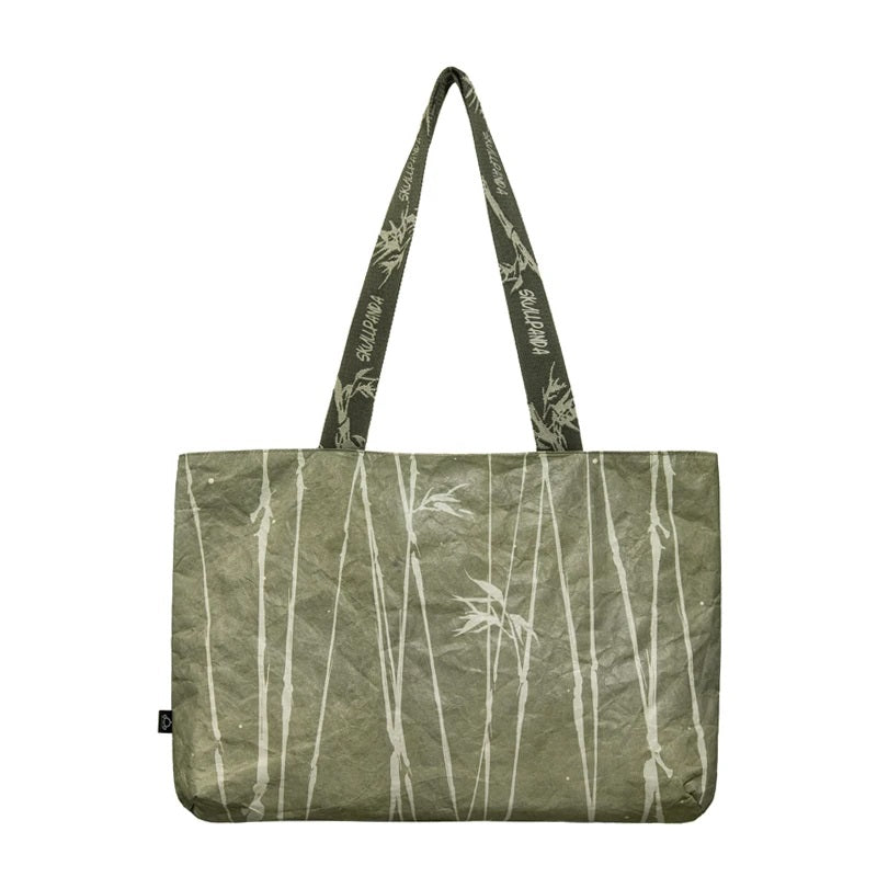 POP MART SKULLPANDA The Ink Plum Blossom Series Tote Bag - Fugitive Toys