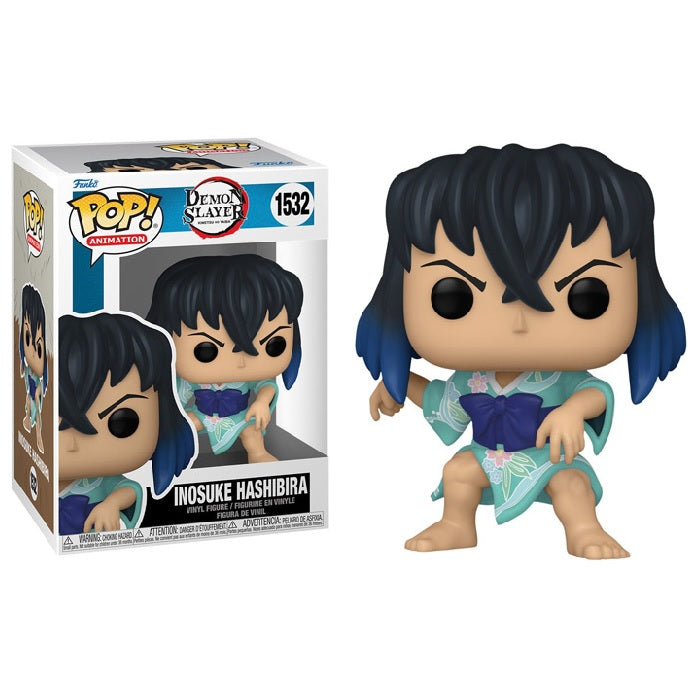 Demon Slayer Pop! Vinyl Figure Inosuke Hashibira [Kimono] [1532] - Fugitive Toys