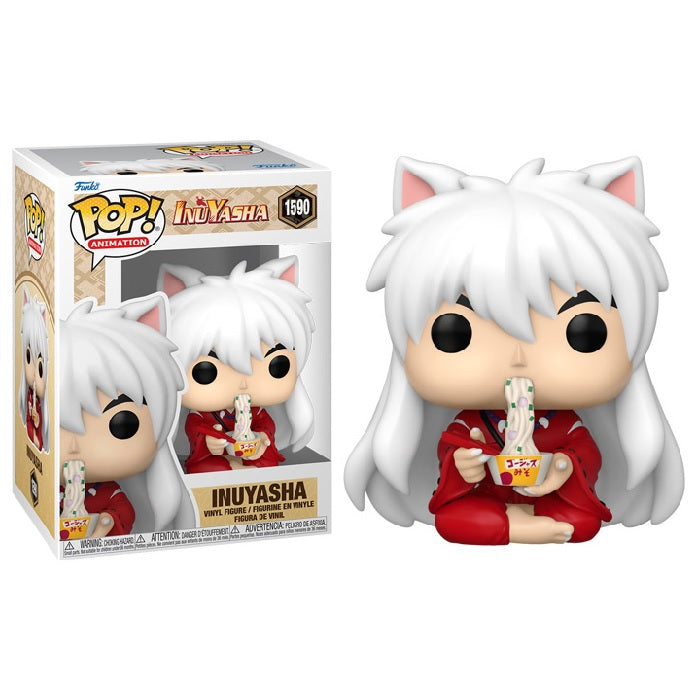 InuYasha Pop! Vinyl Figure InuYasha Eating Noodles [1590] - Fugitive Toys