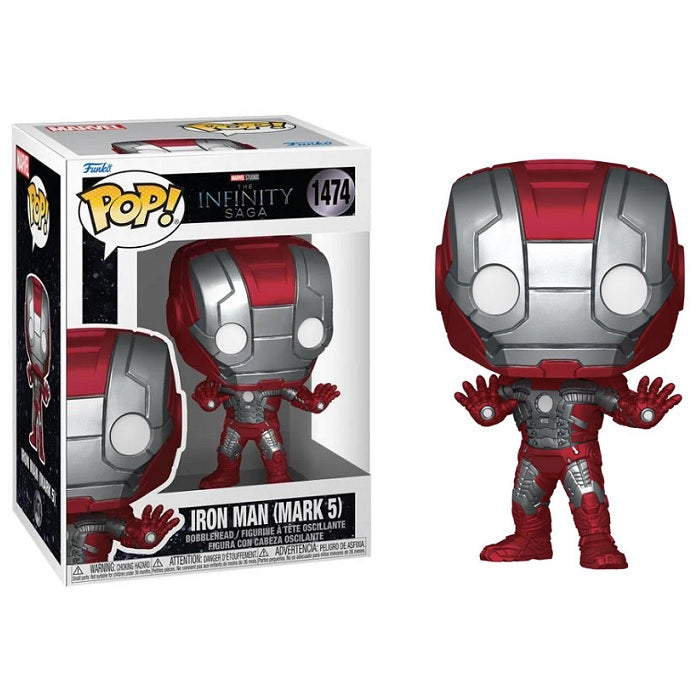 Marvel Studios The Infinity Saga Pop! Vinyl Figure Iron Man Mark 5 [Iron Man 2] [1474] - Fugitive Toys