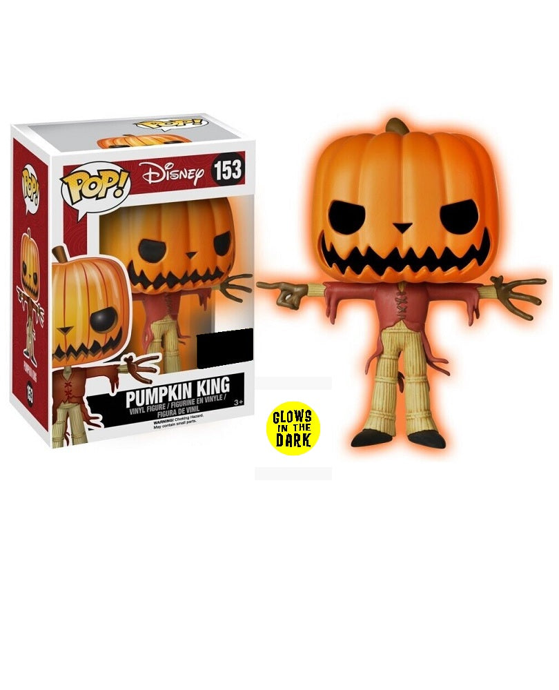 Disney The Nightmare Before Christmas Pop! Vinyl Figure Glow Pumpkin Jack Skellington [153] - Fugitive Toys