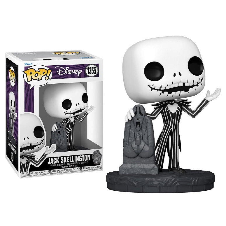 Disney The Nightmare Before Christmas 30th Pop! Vinyl Figure Jack Skellington with Gravestone [1355] - Fugitive Toys