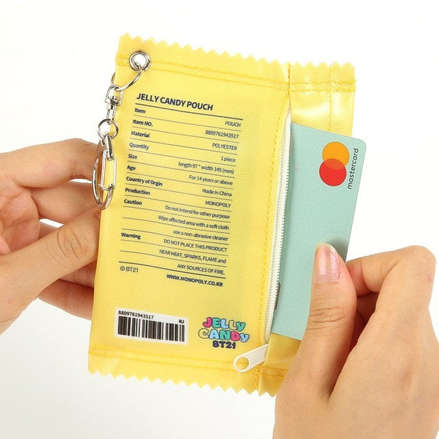 BT21 Jelly Candy Zipper Pouch [Small] - Koya - Fugitive Toys