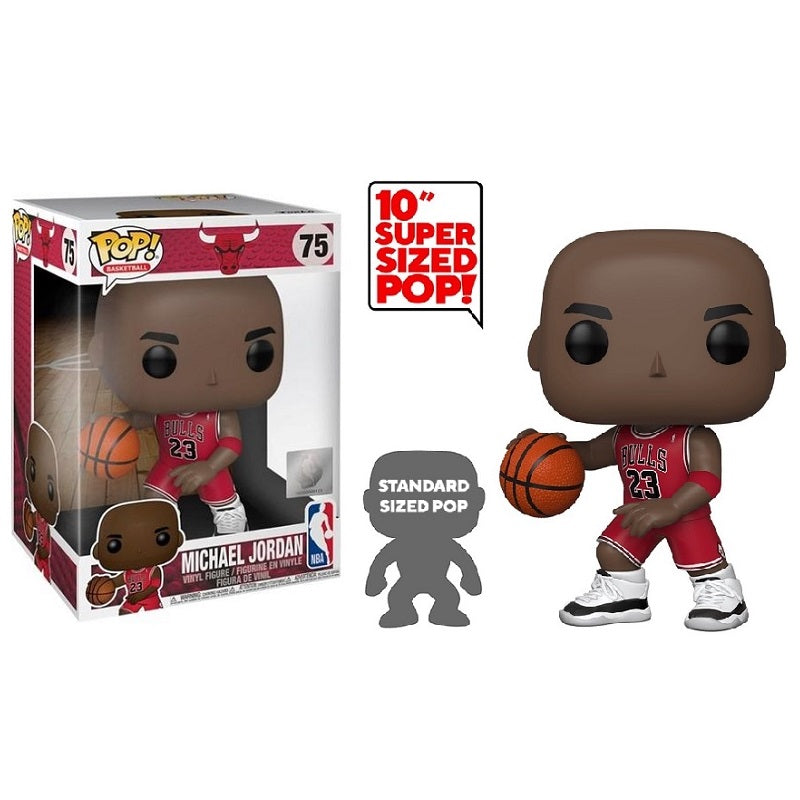 Sports Pop! Vinyl Figure Michael Jordan (Red Away Jersey) (10 inch) [75] - Fugitive Toys