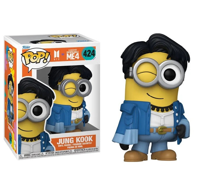 BTS x Despicable Me 4 Pop! Vinyl Figure Jung Kook [Minion] [424] - Fugitive Toys
