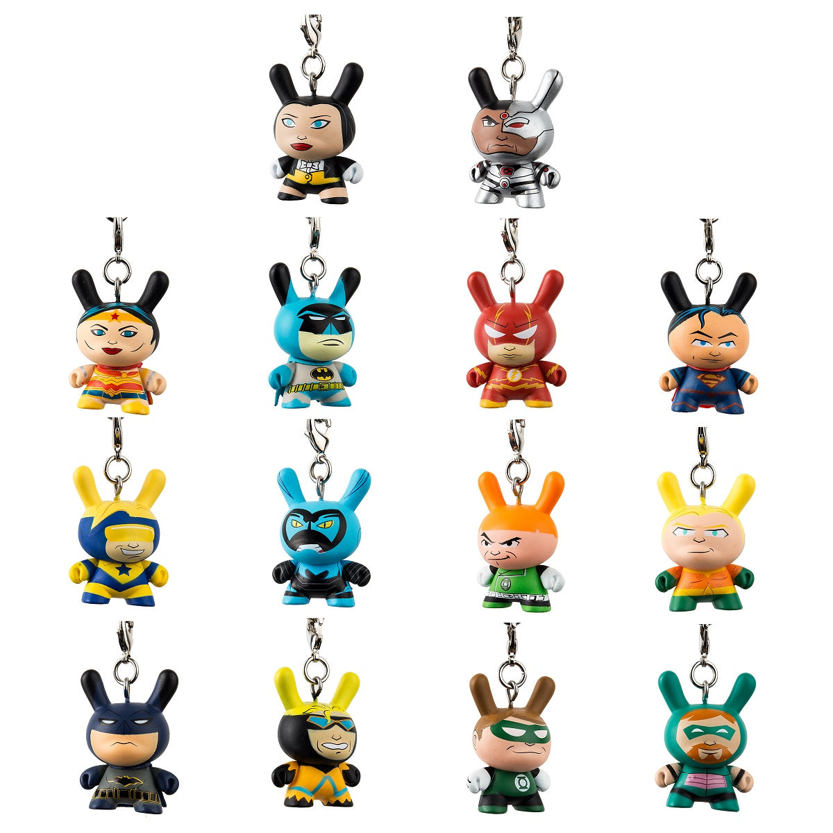Kidrobot x DC Comics Justice League Dunny Vinyl Keychain [1 Blind Box] - Fugitive Toys