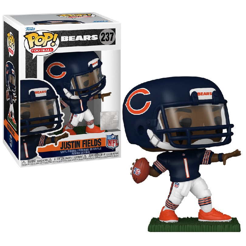 NFL Pop! Vinyl Figure Justin Fields [Chicago Bears] [237] - Fugitive Toys