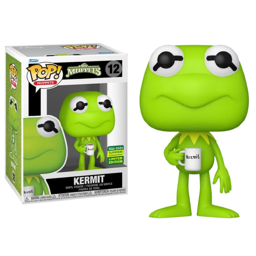 The Muppets Pop! Vinyl Figure Kermit with Mug [Summer Convention 2024] [12] - Fugitive Toys