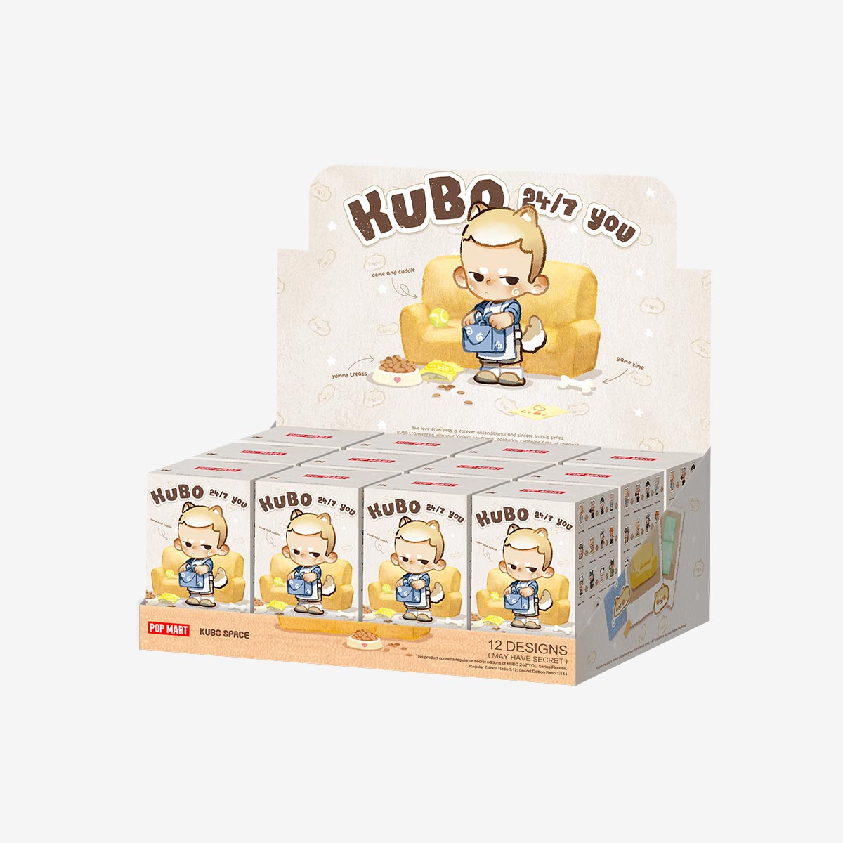 POP MART KUBO 24/7 YOU Series Figures [1 Blind Box] - Fugitive Toys