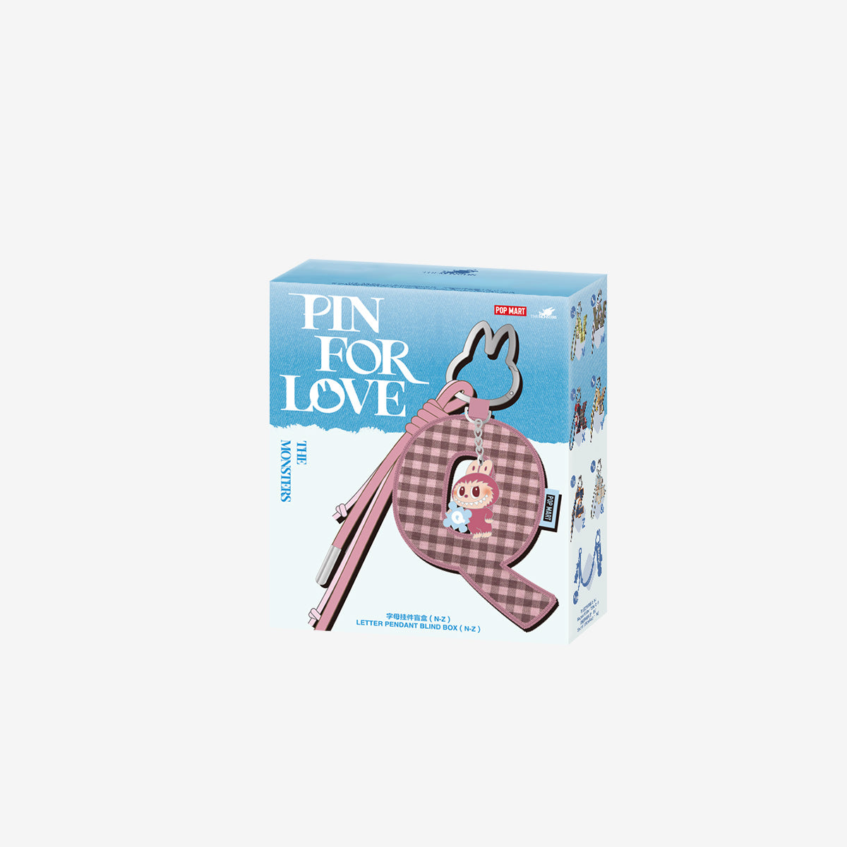 POP MART THE MONSTERS Labubu Pin for Love Series- Letter Pendant (N-Z) [1 Sealed Case] - Fugitive Toys
