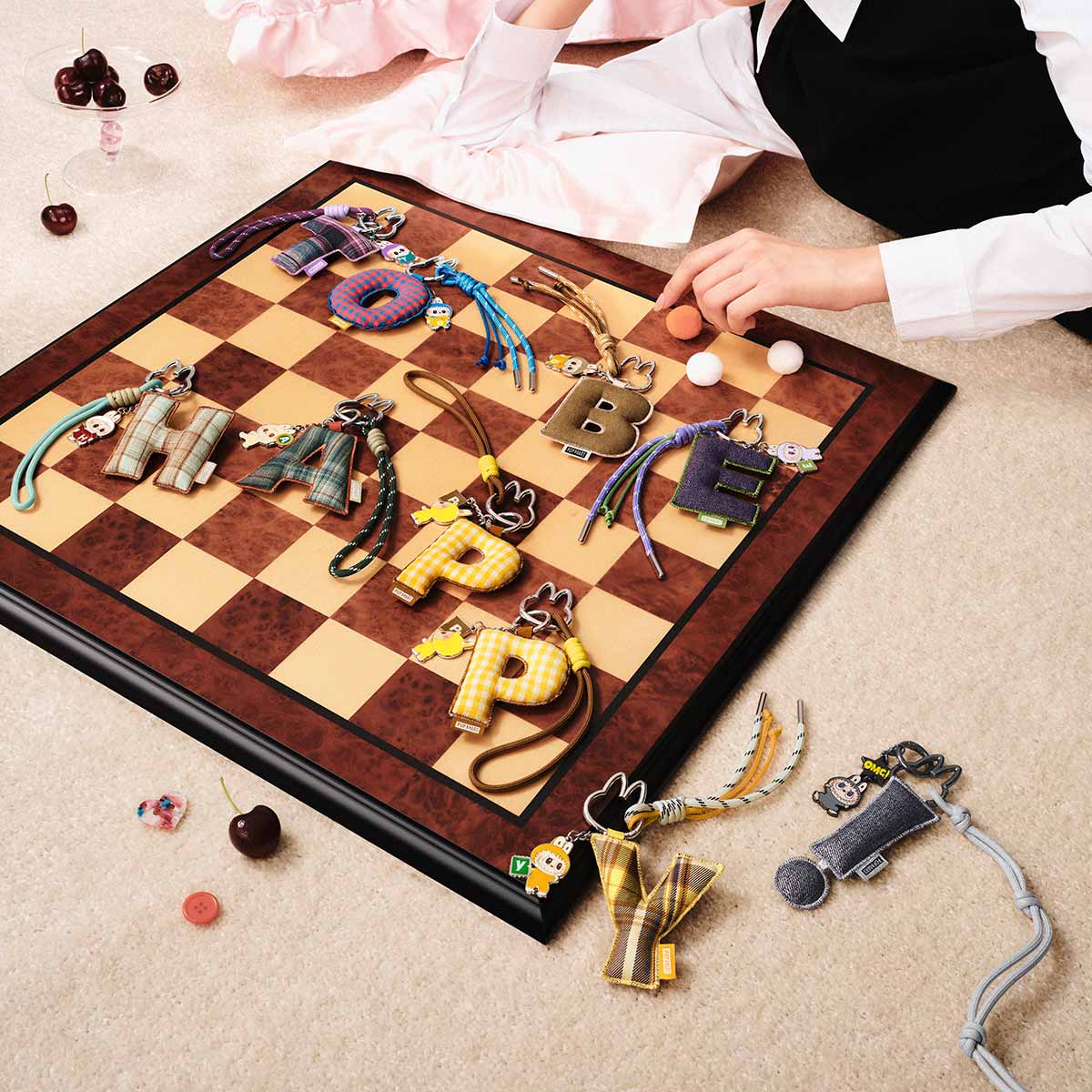 POP MART THE MONSTERS Labubu Pin for Love Series- Letter Pendant (N-Z) [1 Sealed Case] - Fugitive Toys