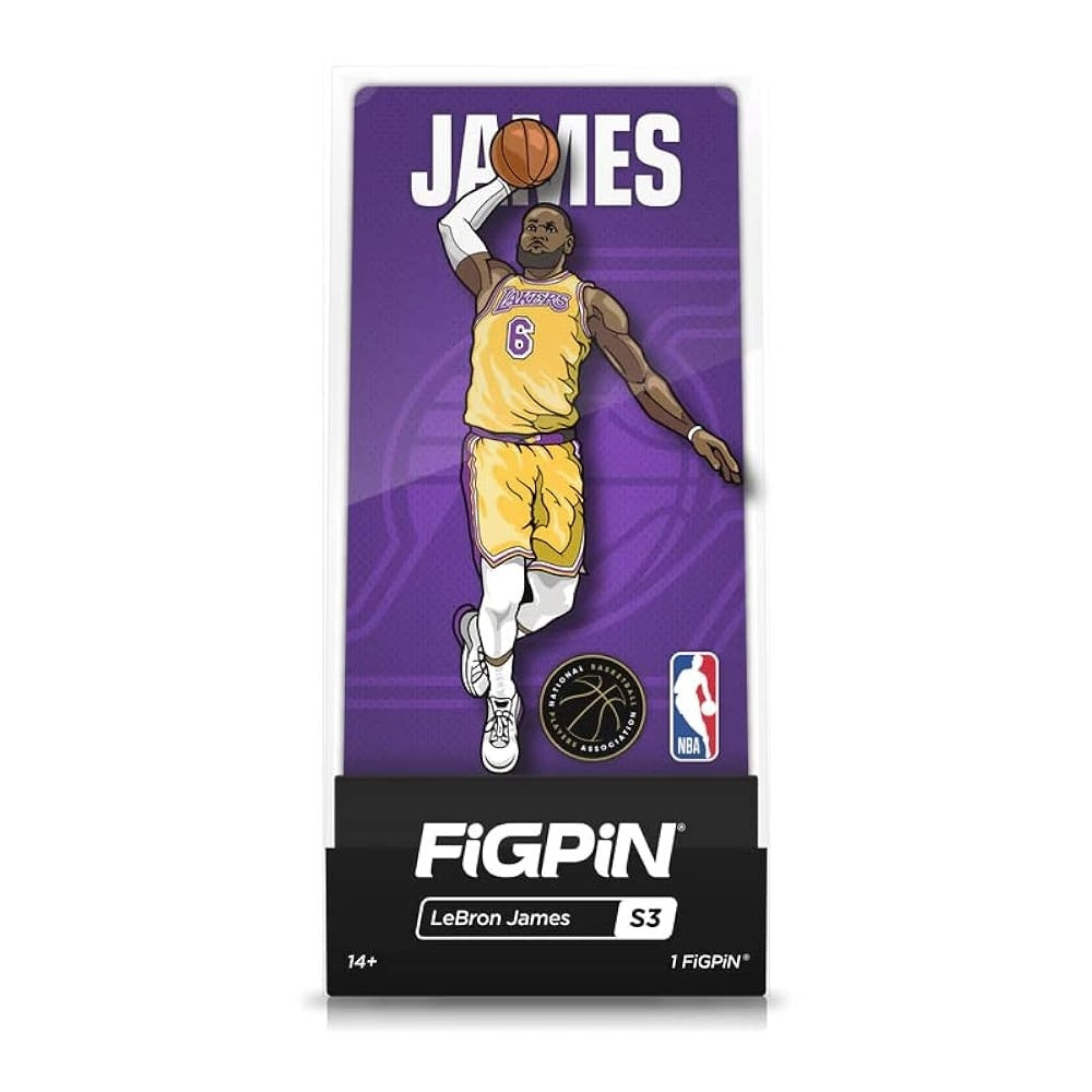 NBA Los Angeles Lakers FiGPiN Enamel Pin LeBron James [S3] - Fugitive Toys