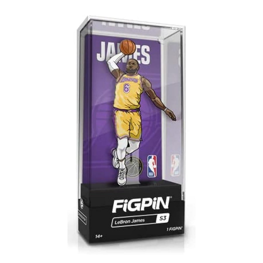 NBA Los Angeles Lakers FiGPiN Enamel Pin LeBron James [S3] - Fugitive Toys