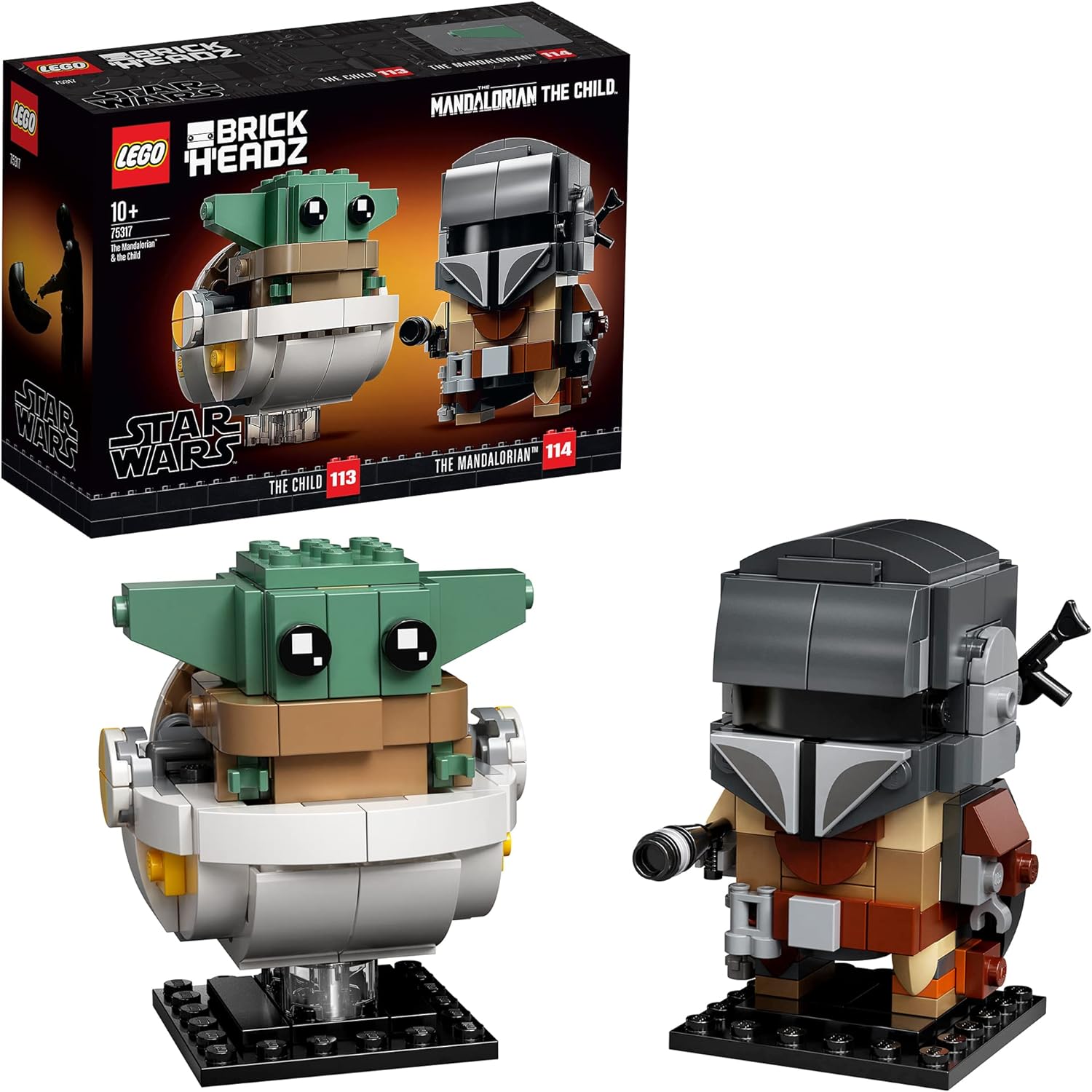 LEGO BrickHeadz Star Wars The Mandalorian & The Child [75317] - Fugitive Toys