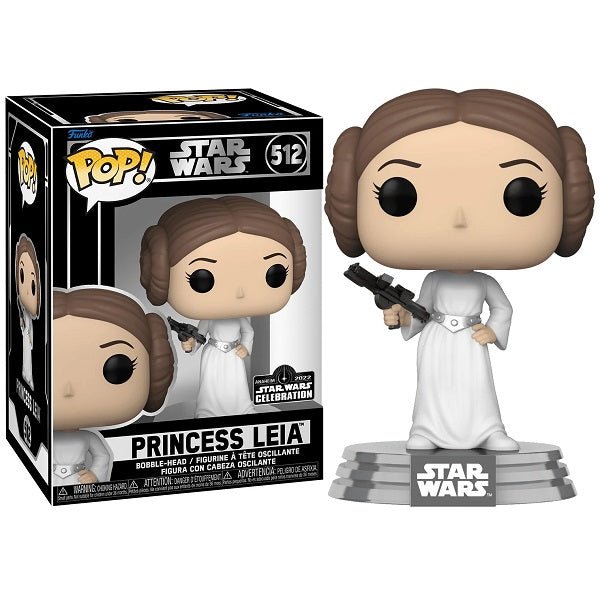 Star Wars Pop! Vinyl Figure Princess Leia [Episode IV: A New Hope] [Star Wars Celebration 2022] [512] - Fugitive Toys