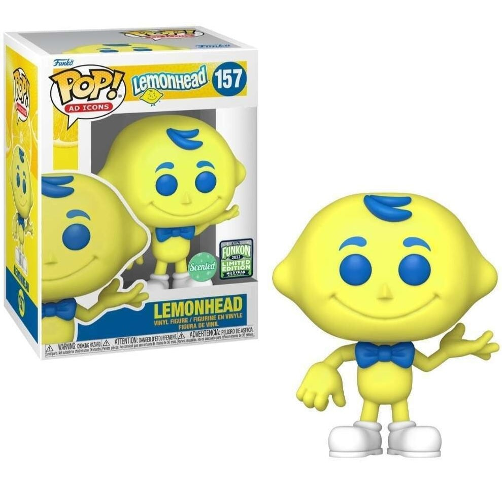 Ad Icons Pop! Vinyl Figure Lemonhead [Scented] [Funkcon 2022] [157] - Fugitive Toys