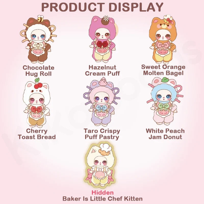Liila's Chef Kitten Plush Series [1 Blind Box] - Fugitive Toys