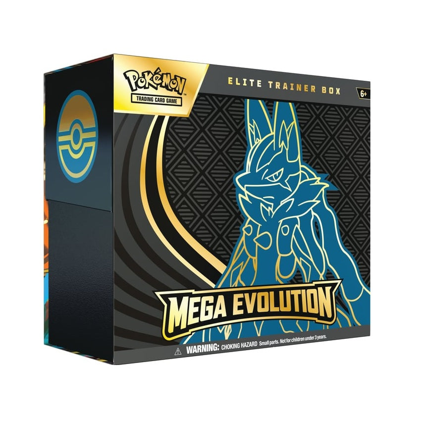 Pokemon TCG Mega Evolution Elite Trainer Box [Mega Lucario] - Fugitive Toys