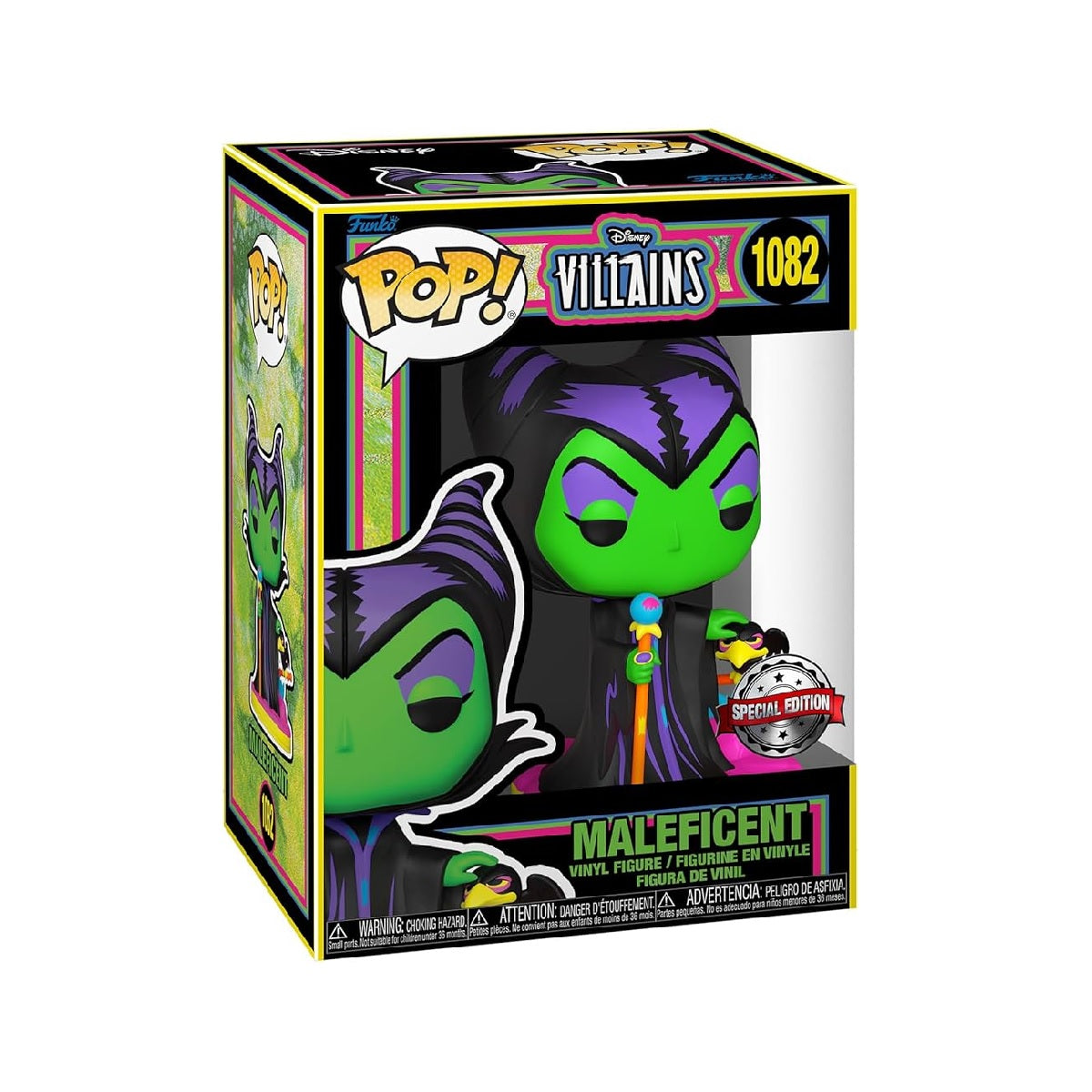 Disney Villains Pop! Vinyl Figure Maleficent Blacklight (SE) [1082] - Fugitive Toys