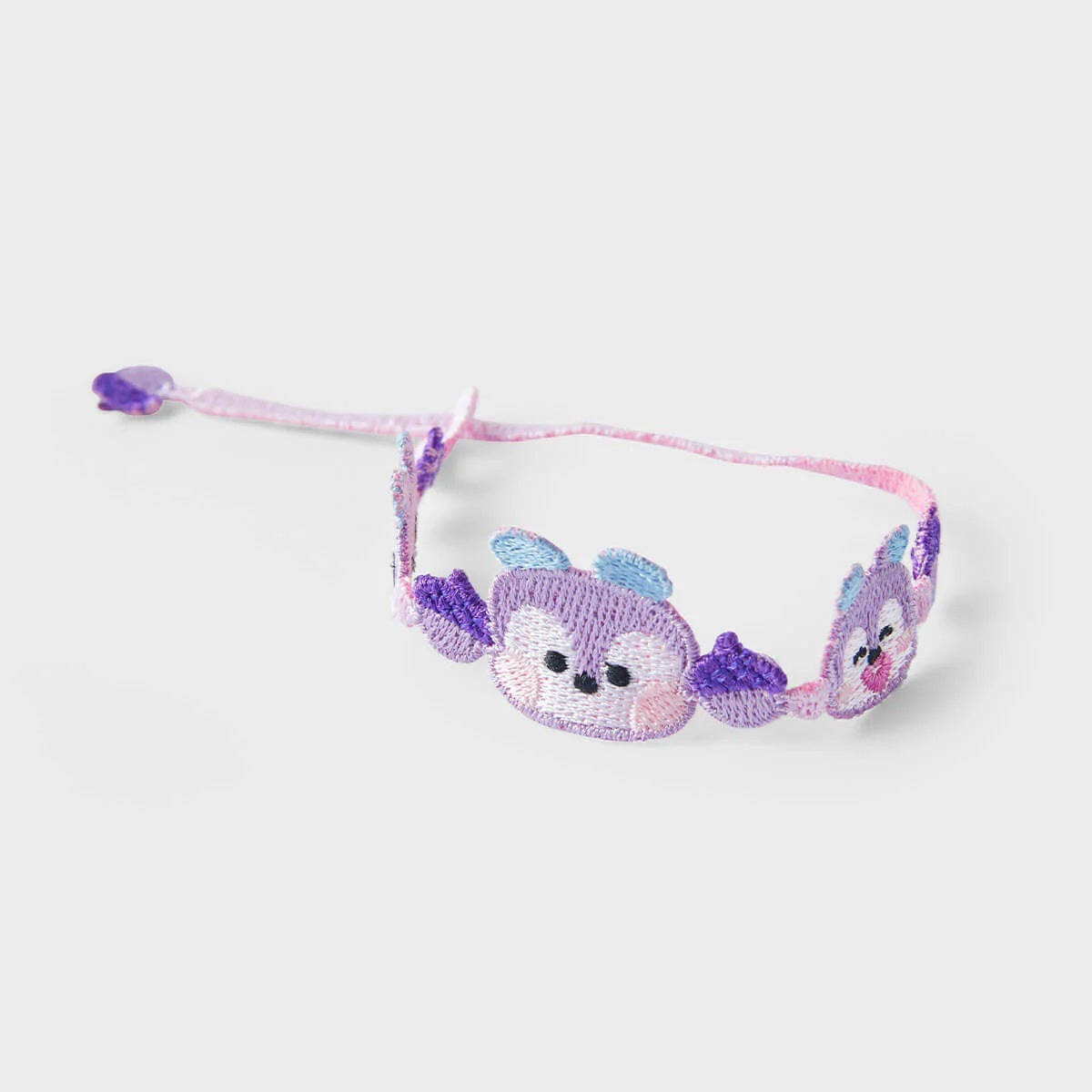 BT21 BIG & TINY Edition Embroidery Patch Bracelet - Mang - Fugitive Toys