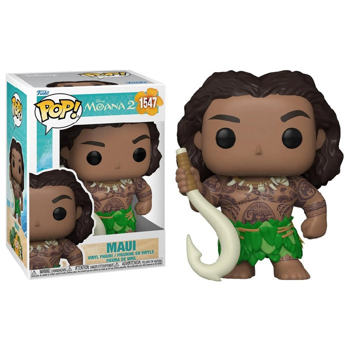 Disney Moana 2 Pop! Vinyl Figure Maui with FIsh Hook [1547] - Fugitive Toys