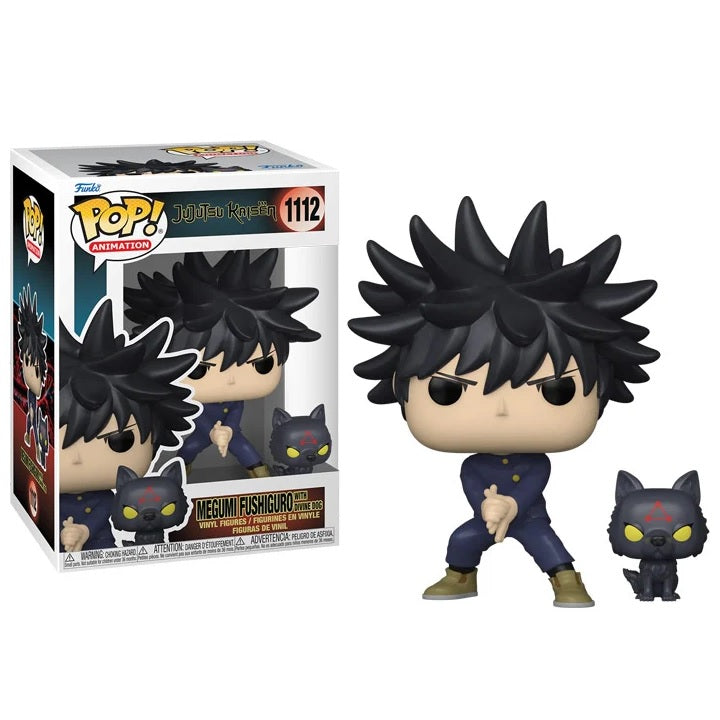 Jujutsu Kaisen Pop! Vinyl Figure Megumi Fushiguro with Divine Dog [1112] - Fugitive Toys