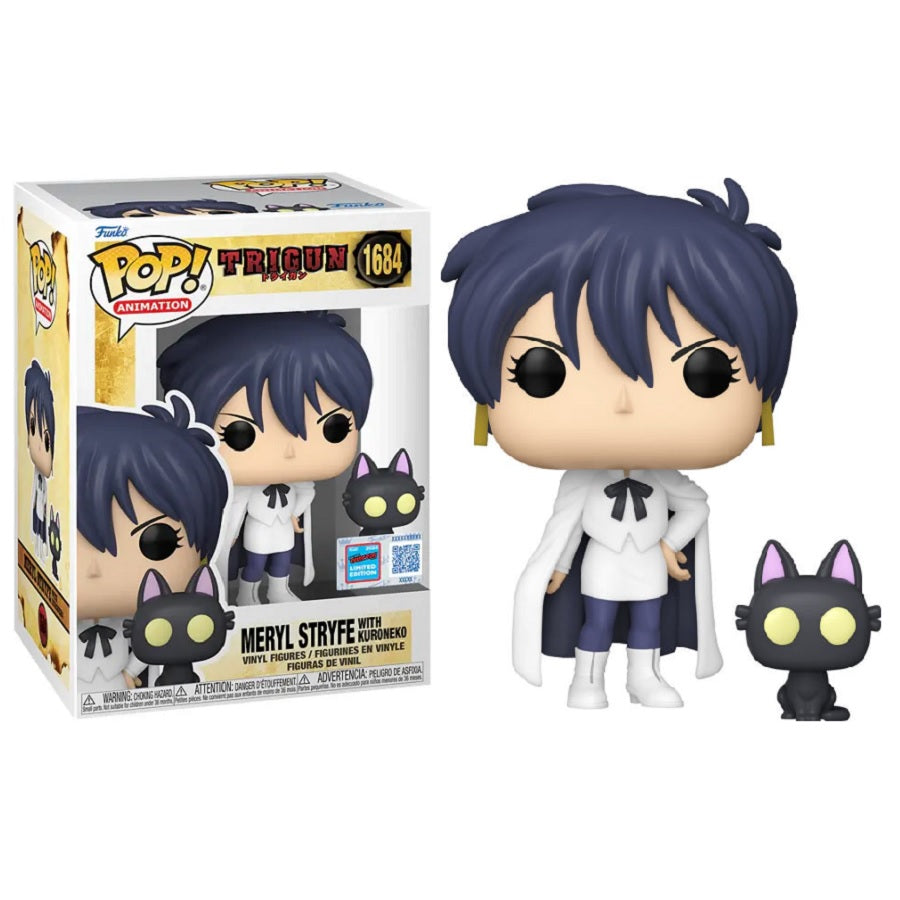 Trigun Pop! Vinyl Figure Meryl Stryfe with Kuroneko [NYCC 2024] [1684] - Fugitive Toys
