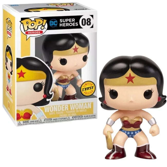 Copy of DC Universe Pop! Vinyl Figure Metallic Wonder Woman [Chase] [08] - Fugitive Toys