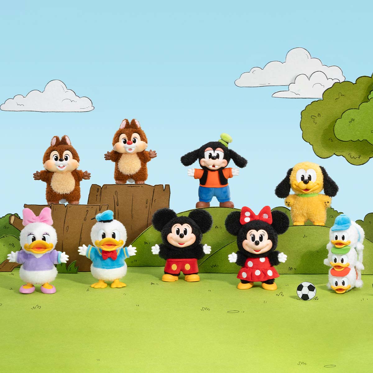 POP MART Mickey Family Cute Together Keychain Series Figures [1 Blind Box] - Fugitive Toys