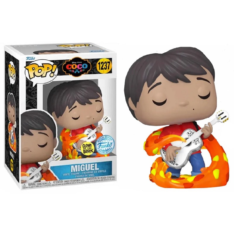 Coco Pop! Vinyl Figure Miguel with Guitar (Glows in the Dark) SE [1237] - Fugitive Toys