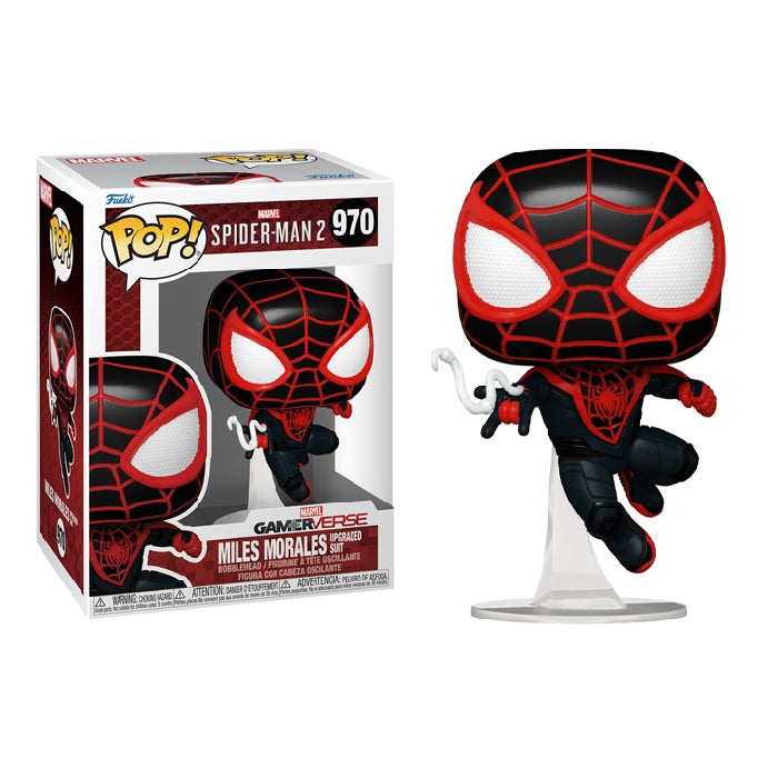 Marvel GamerVerse Spider-Man 2 Pop! Vinyl Figure Miles Morales [Upgraded Suit] [970] - Fugitive Toys
