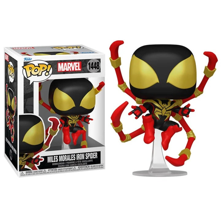 Marvel Pop! Vinyl Figure Miles Morales Iron Spider [1448] - Fugitive Toys