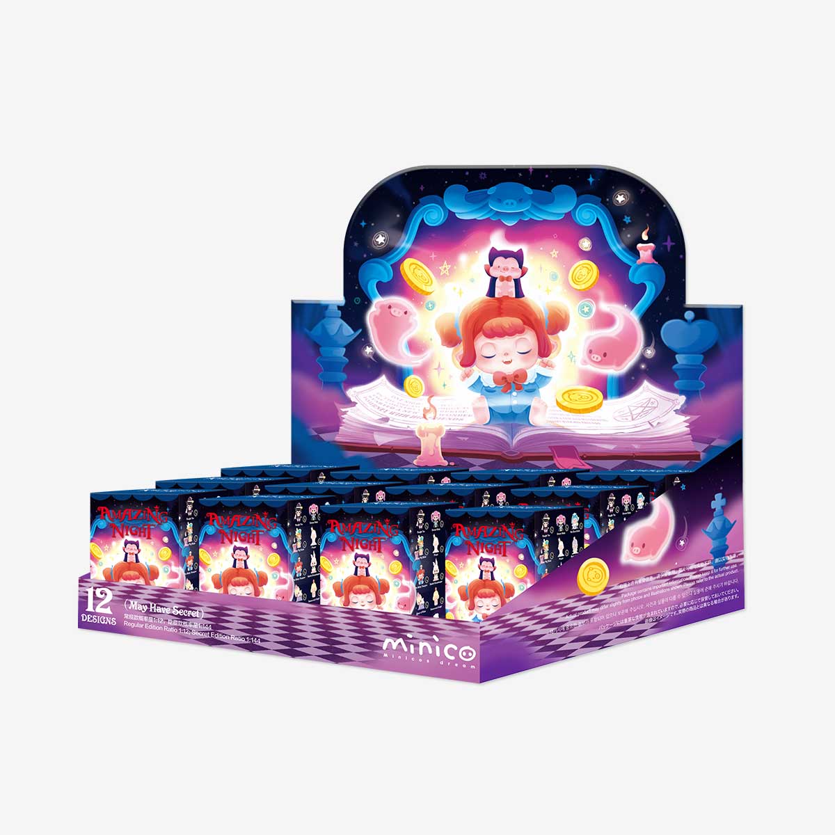 POP MART Minicos Dream Amazing Night Series [1 Blind Box] - Fugitive Toys