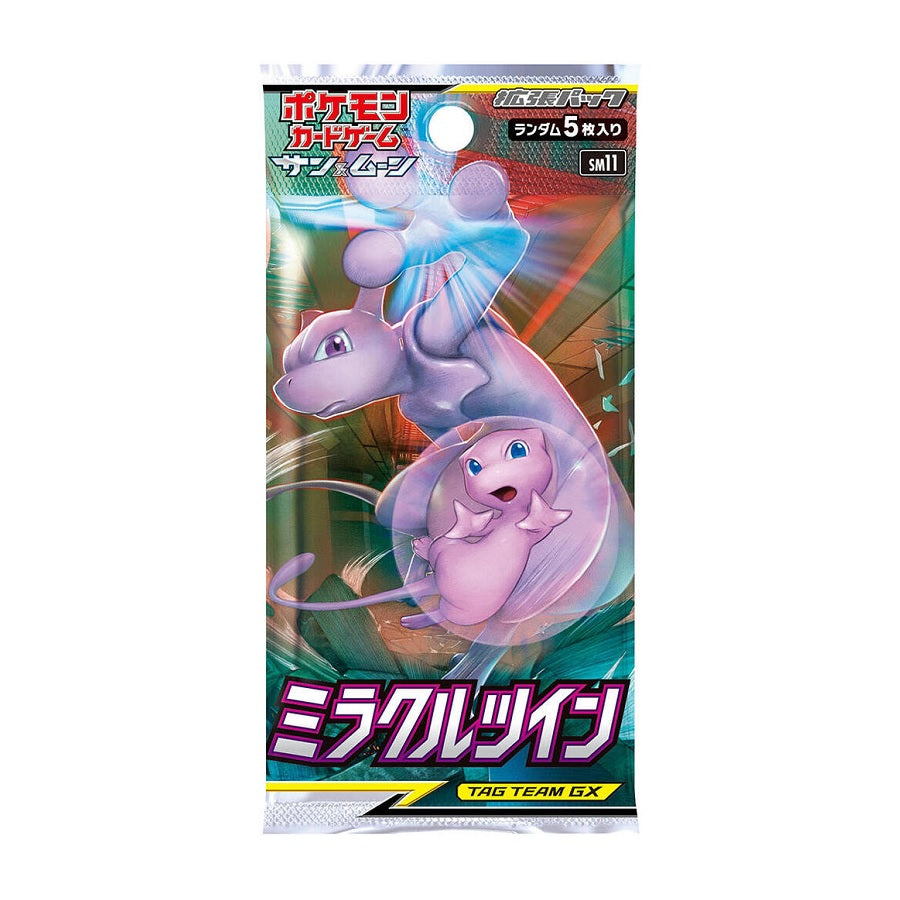 Pokemon TCG Sun & Moon Miracle Twin SM11 (Japanese) Booster Pack - Fugitive Toys