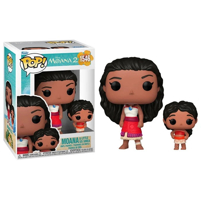 Disney Moana 2 Pop! Vinyl Figure Moana and Little SIs Simea [1546] - Fugitive Toys