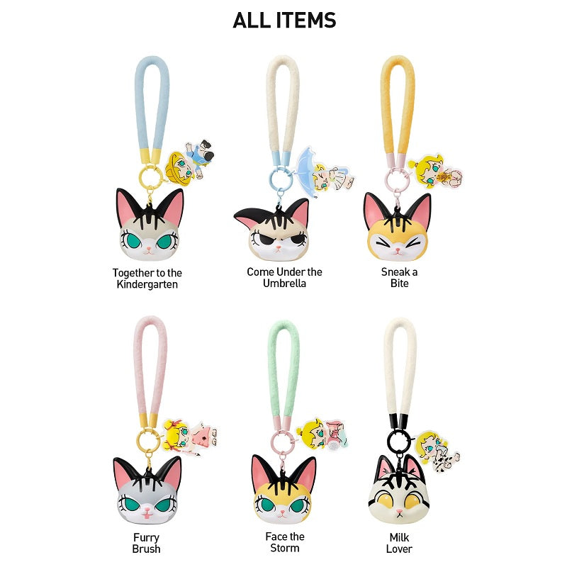 POP MART Baby Molly & Baby Tabby Series-Pinch Pendant [1 Sealed Case] - Fugitive Toys