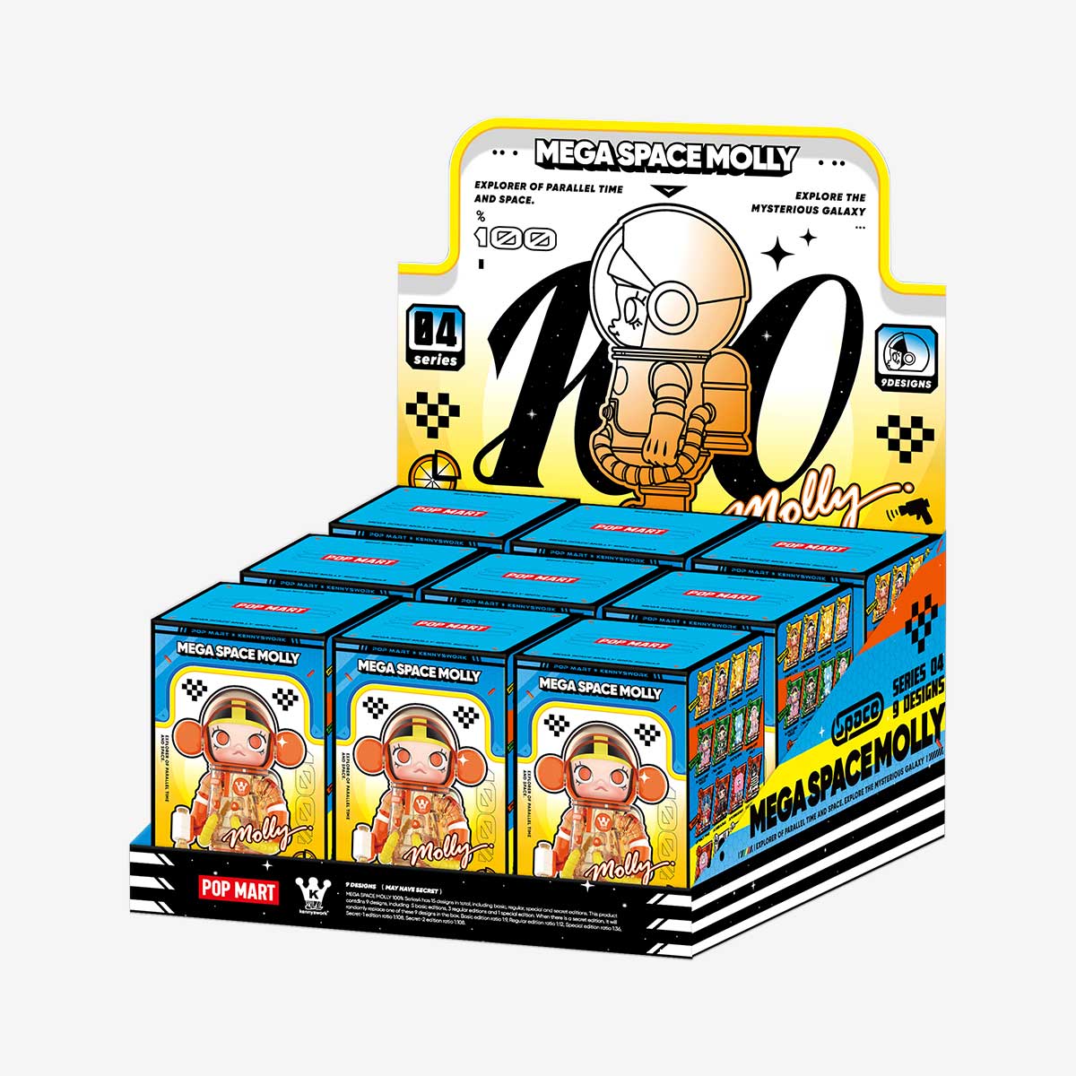 POP MART MEGA SPACE MOLLY 100% Series 4 [1 Sealed Case] - Fugitive Toys
