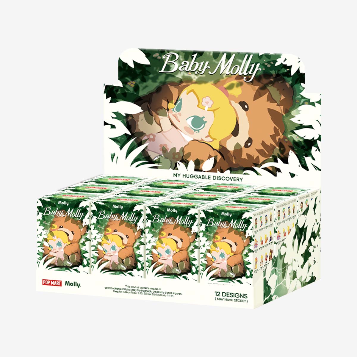POP MART Baby Molly My Huggable Discovery Series Figures [1 Sealed Case] - Fugitive Toys