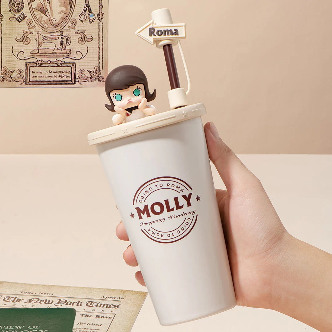 POP MART POP MART Molly Imaginary Wandering Series Straw Cup - Fugitive Toys