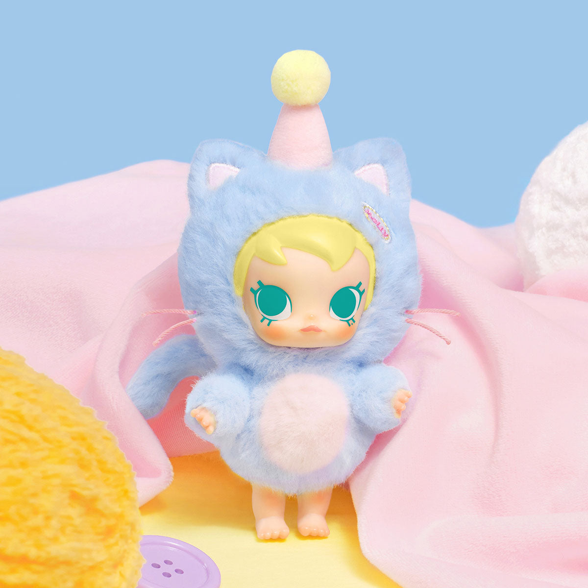 POP MART Baby Molly Pocket Friends Series-Vinyl Plush Pendant [1 Sealed Case] - Fugitive Toys